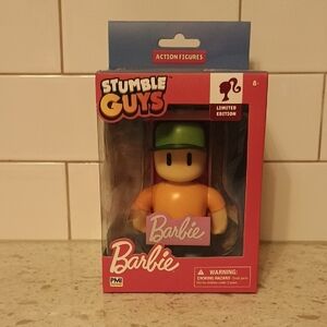 NIB Barbie Stumble Guys Limited Edition Action Figure-"Barbie Fan Guy"